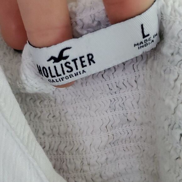 Hollister Tie Front Floral Crop Top - Picture 4 of 7